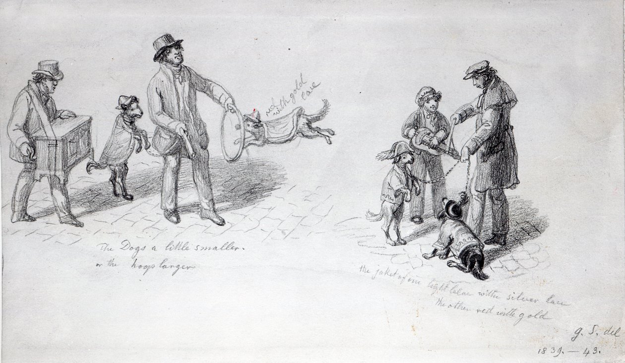 Street Performers by George Snr Scharf