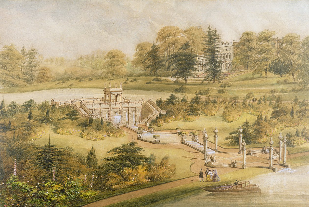 Design for Cowley Manor by George Somers Clarke