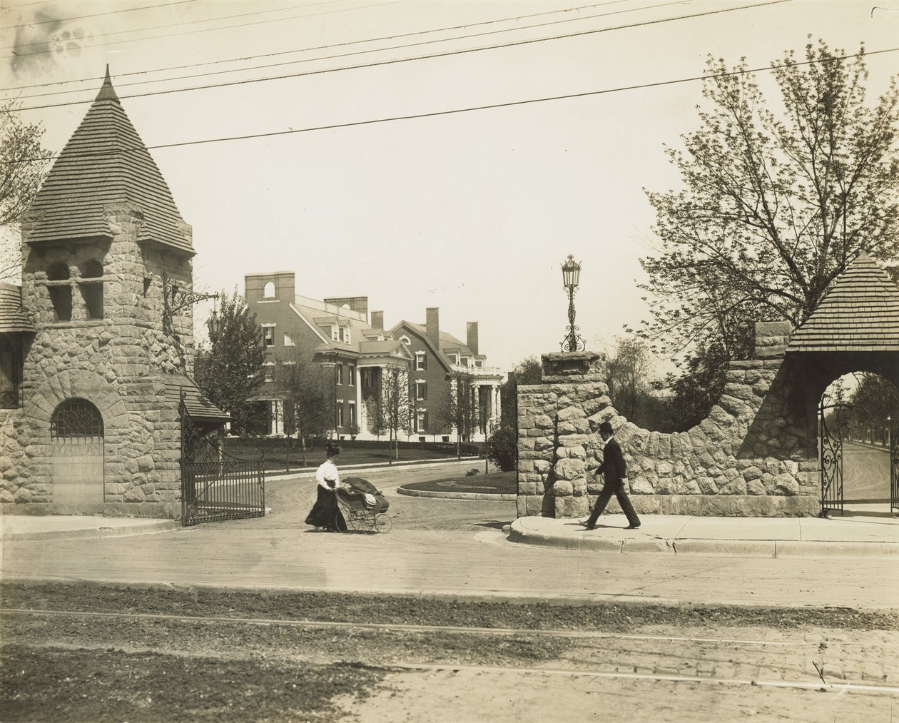 West Entrance to Portland Place Looking East from Union Boulevard by George Stark