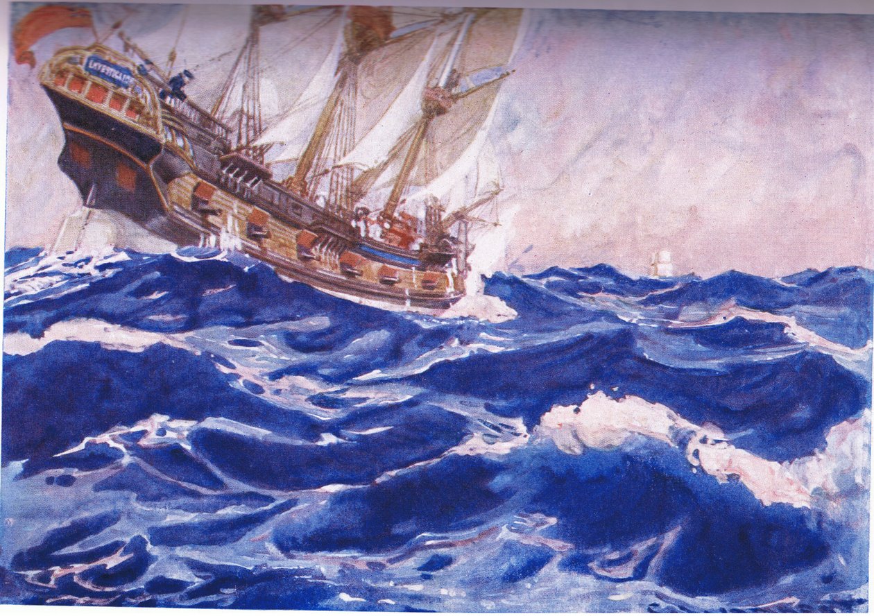 A ship standing towards us by George Washington Lambert