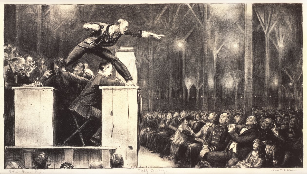 Billy Sunday by George Wesley Bellows
