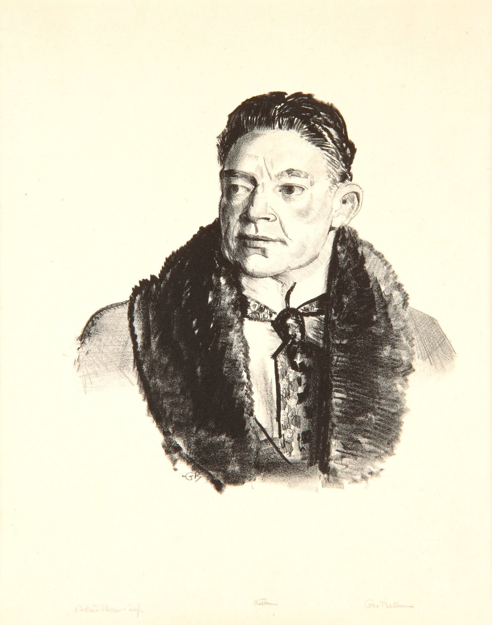 Portrait of Robert Aitken, 1921 by George Wesley Bellows