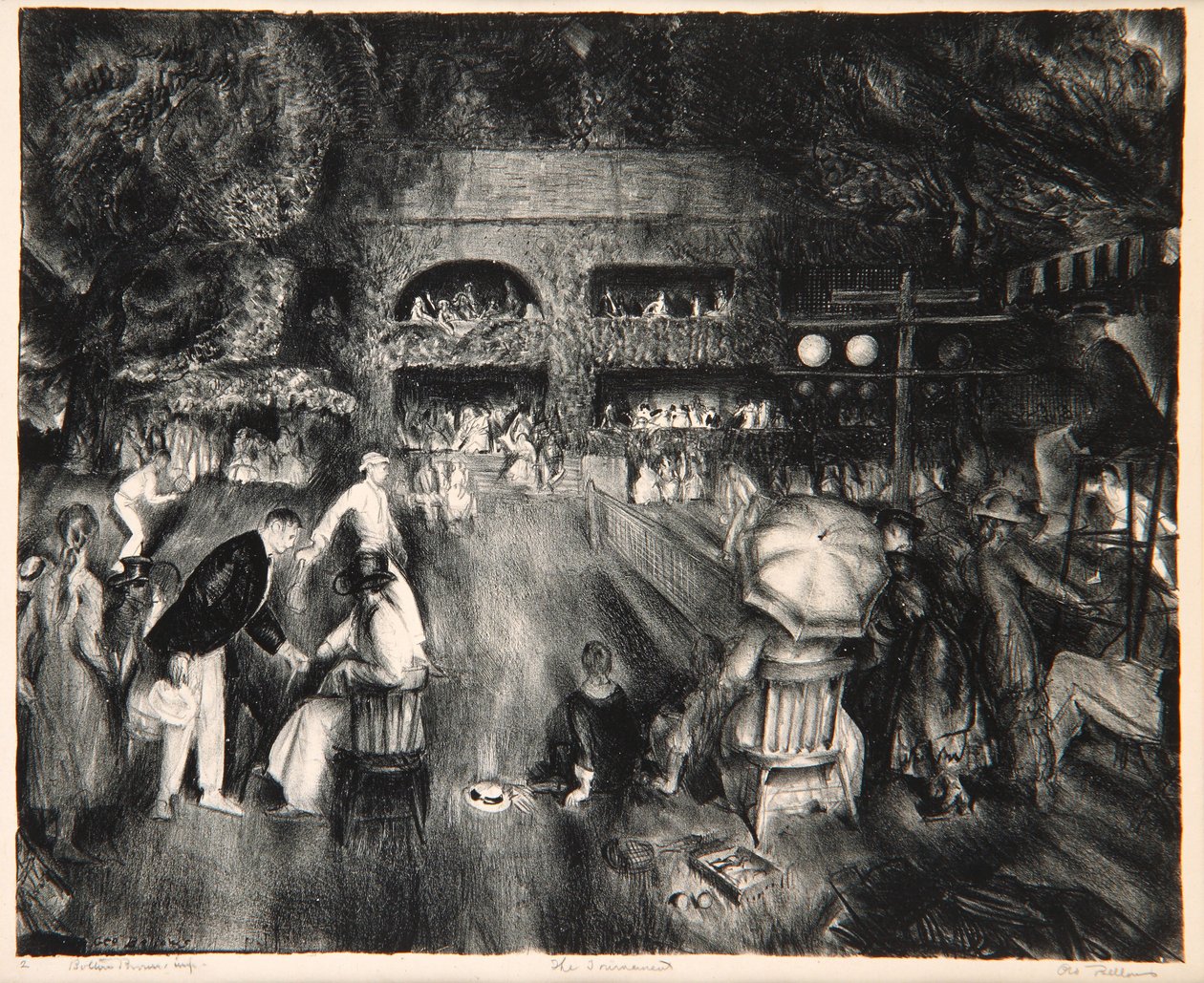 The Tournament by George Wesley Bellows
