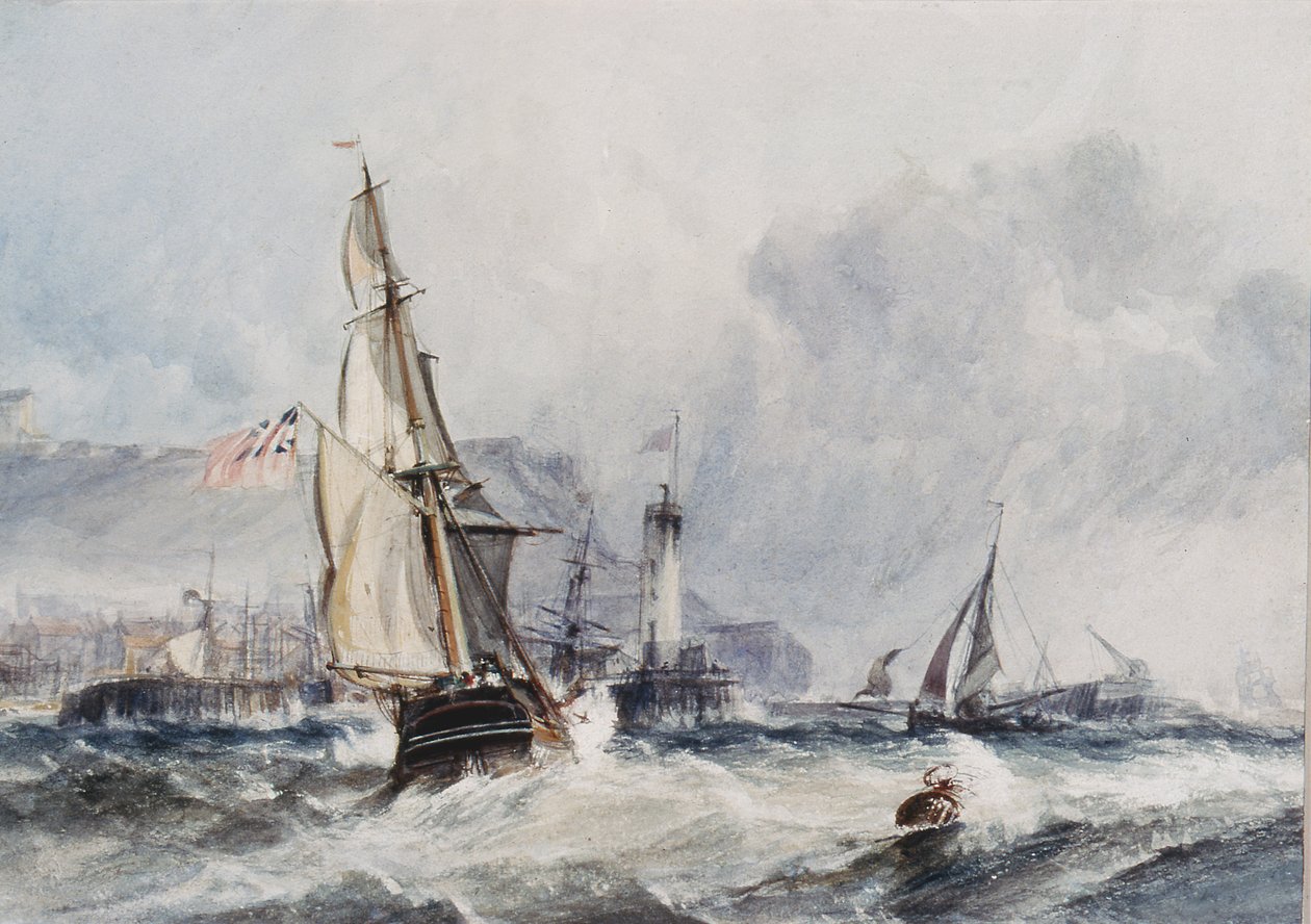 View of Whitby by George the Elder Chambers