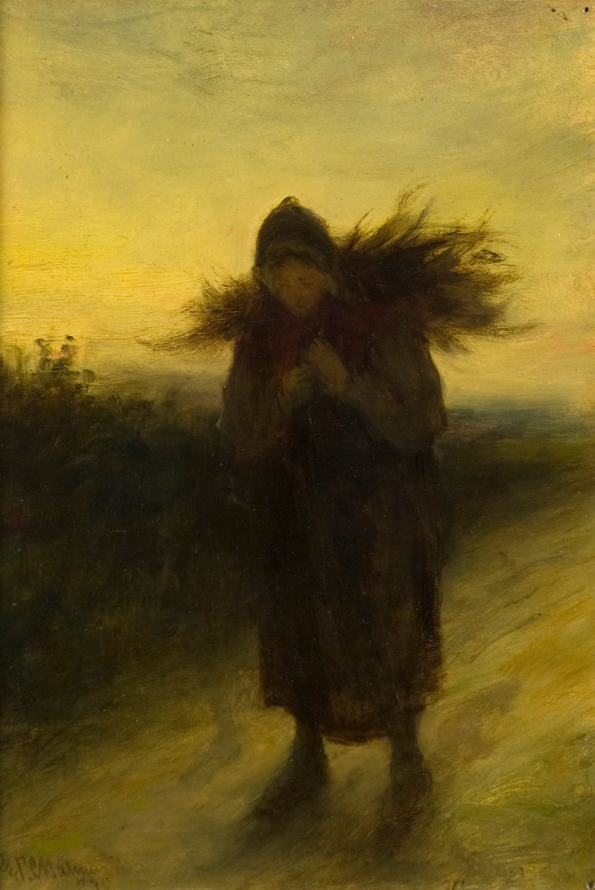 Gathering Firewood by George Paul Chalmers