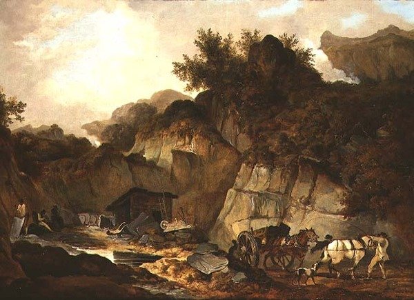 The Slate Quarry by George (circle of) Stubbs