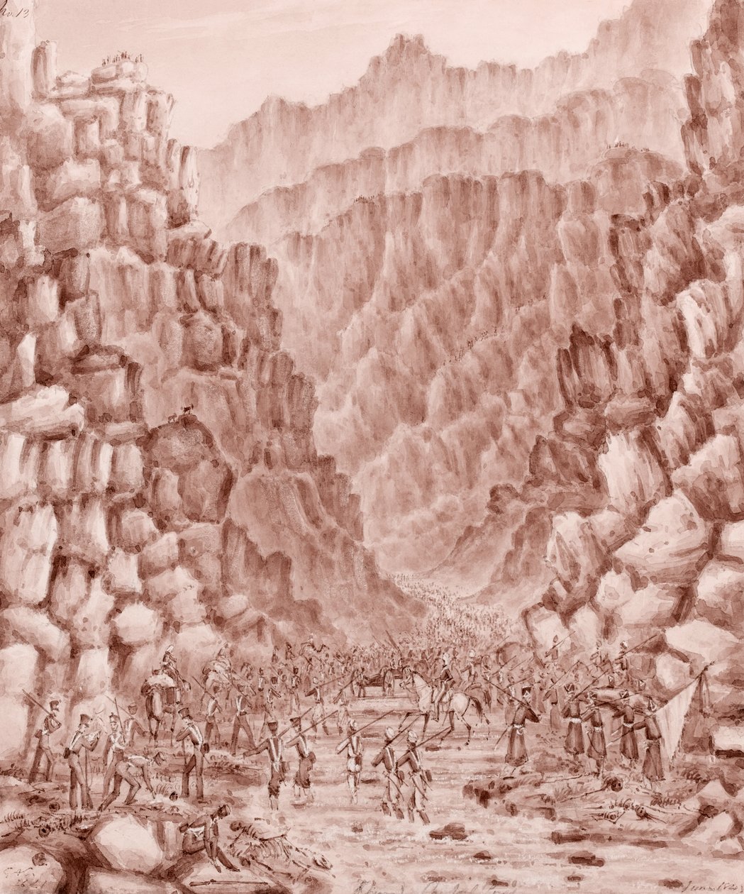 Khoord Caubel Pass by George Alfred Croly