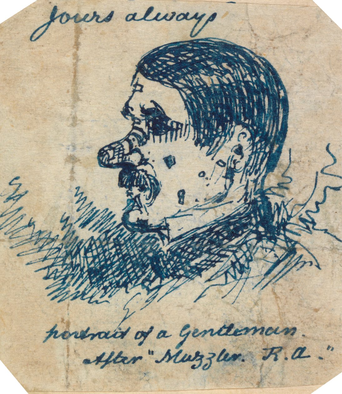 Self-Portrait by George Augustus Sala