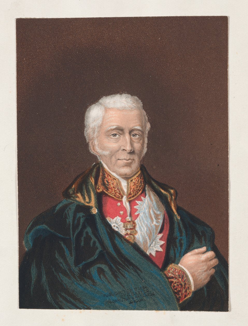Arthur Wellesley, Duke of Wellington by George Baxter