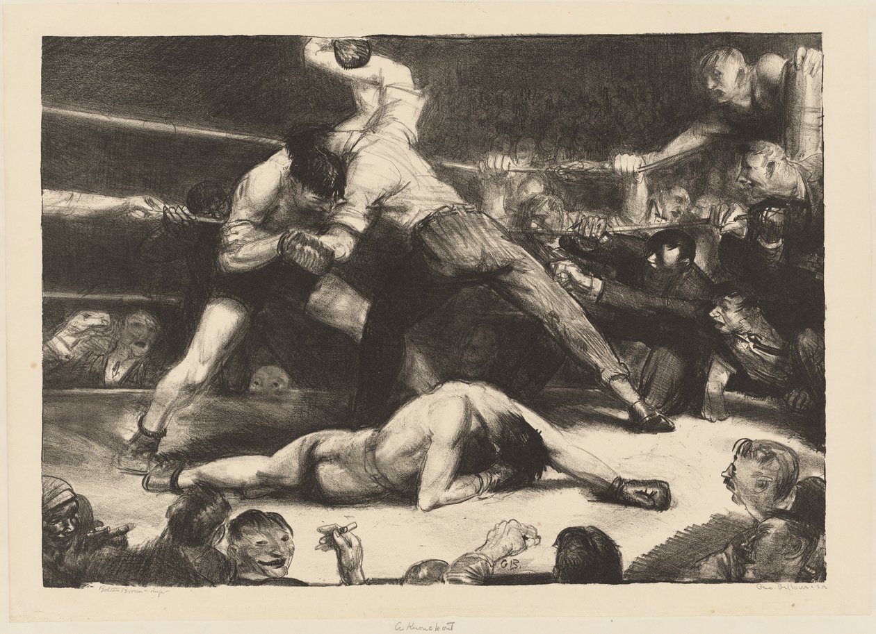 A Knockout by George Bellows