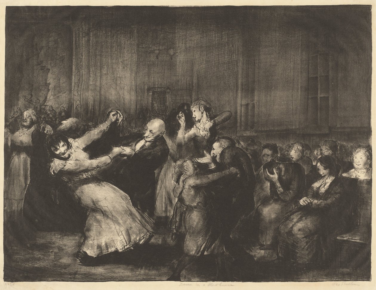 Dance in a Madhouse by George Bellows