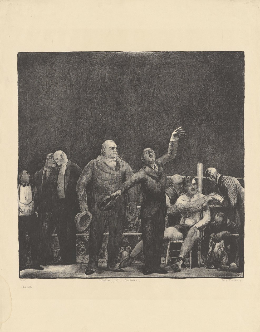 Introducing John L. Sullivan by George Bellows