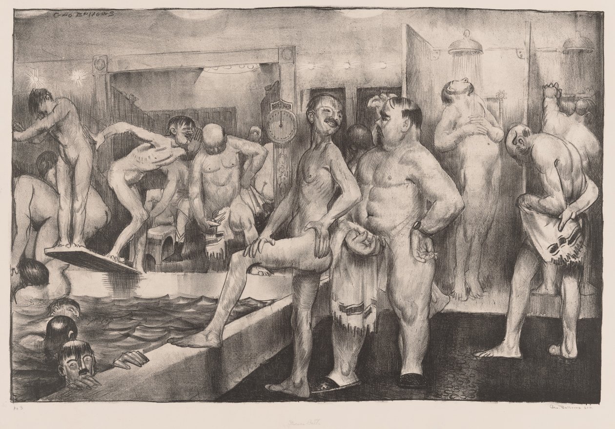 The Shower-Bath by George Bellows