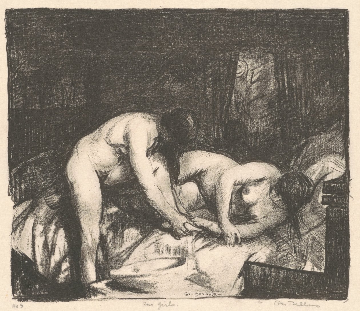 Two Girls by George Bellows