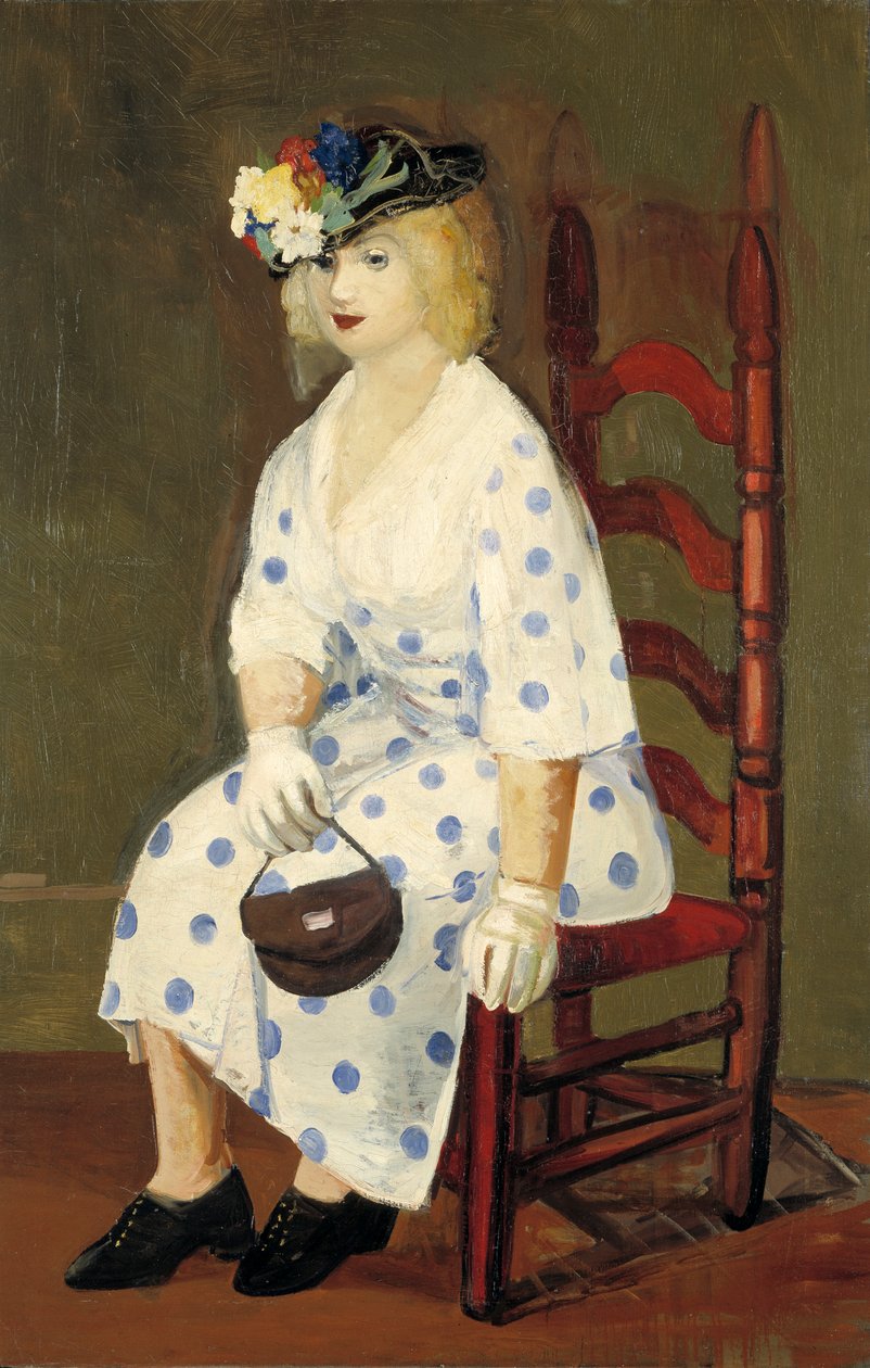 The Polka Dot Dress by George Benjamin Luks