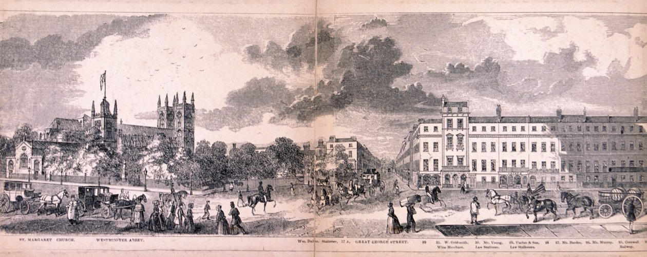 Panorama of London by George C Leighton
