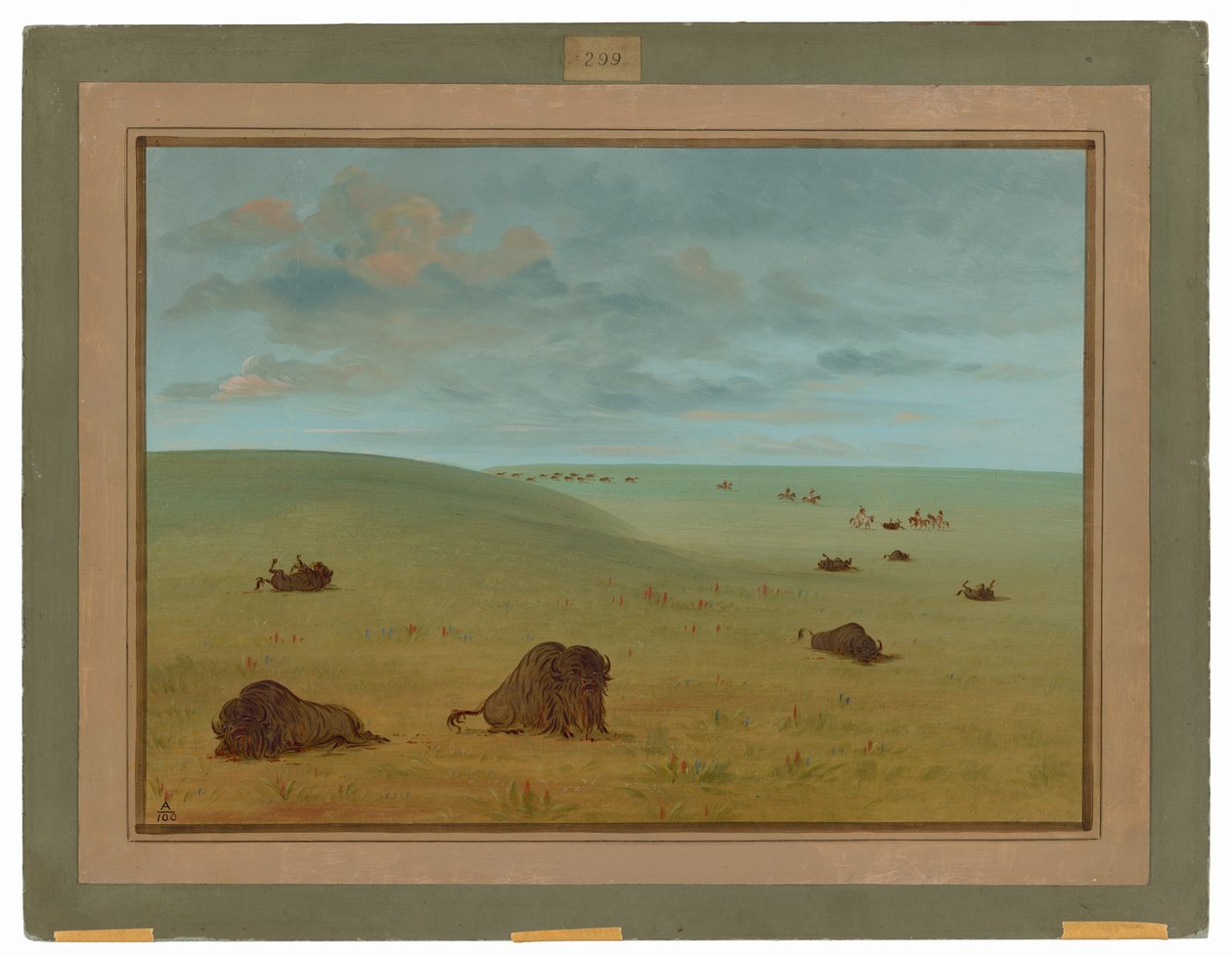 After the Buffalo Chase - Sioux by George Catlin