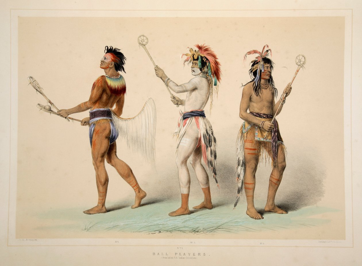 Ball Players by George Catlin