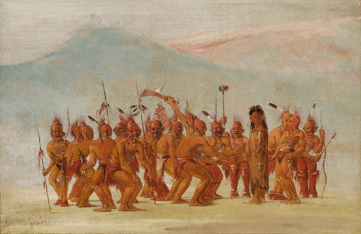 Dance to the Berdash by George Catlin