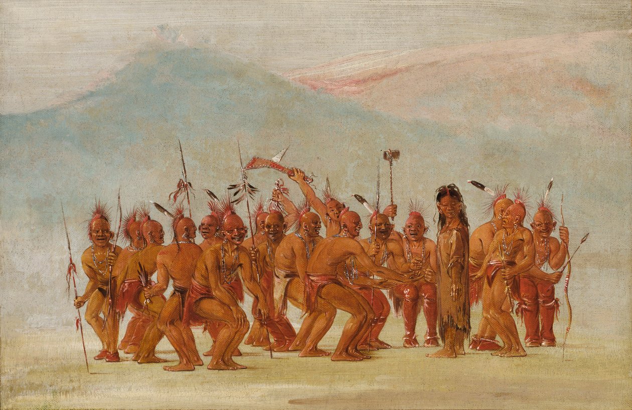 Dance to the Berdash by George Catlin