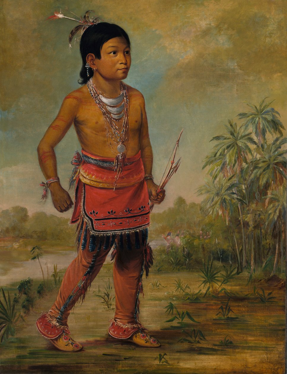 Osceola Nick-a-no-chee, a Boy, 1840 by George Catlin