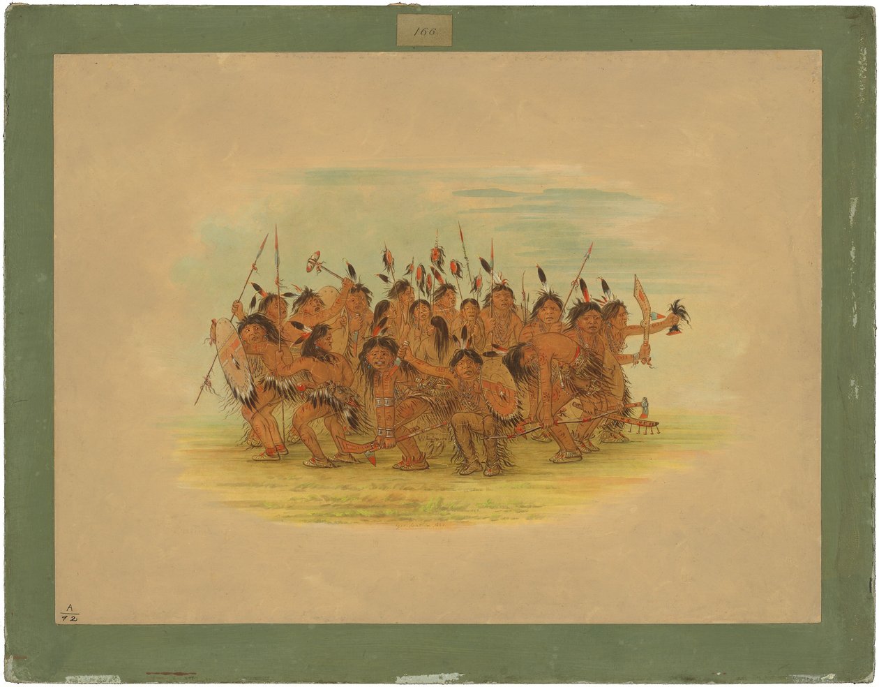 Scalp Dance - Sioux by George Catlin