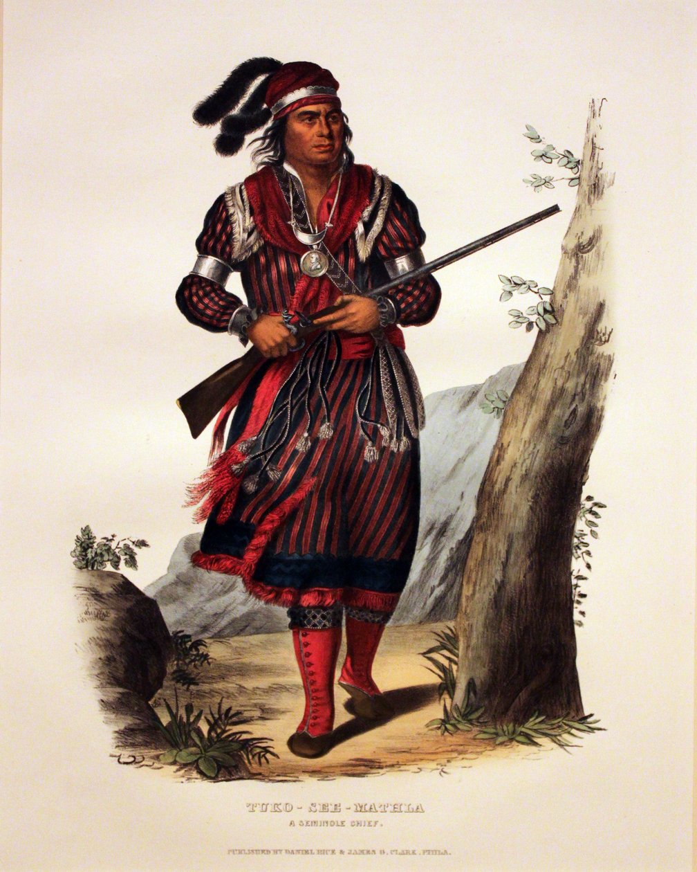 Seminole Chief Tuko-See-Mathla by George Catlin