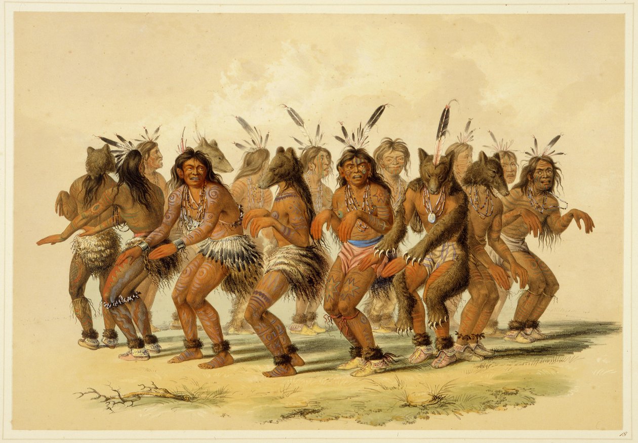 The Bear Dance by George Catlin