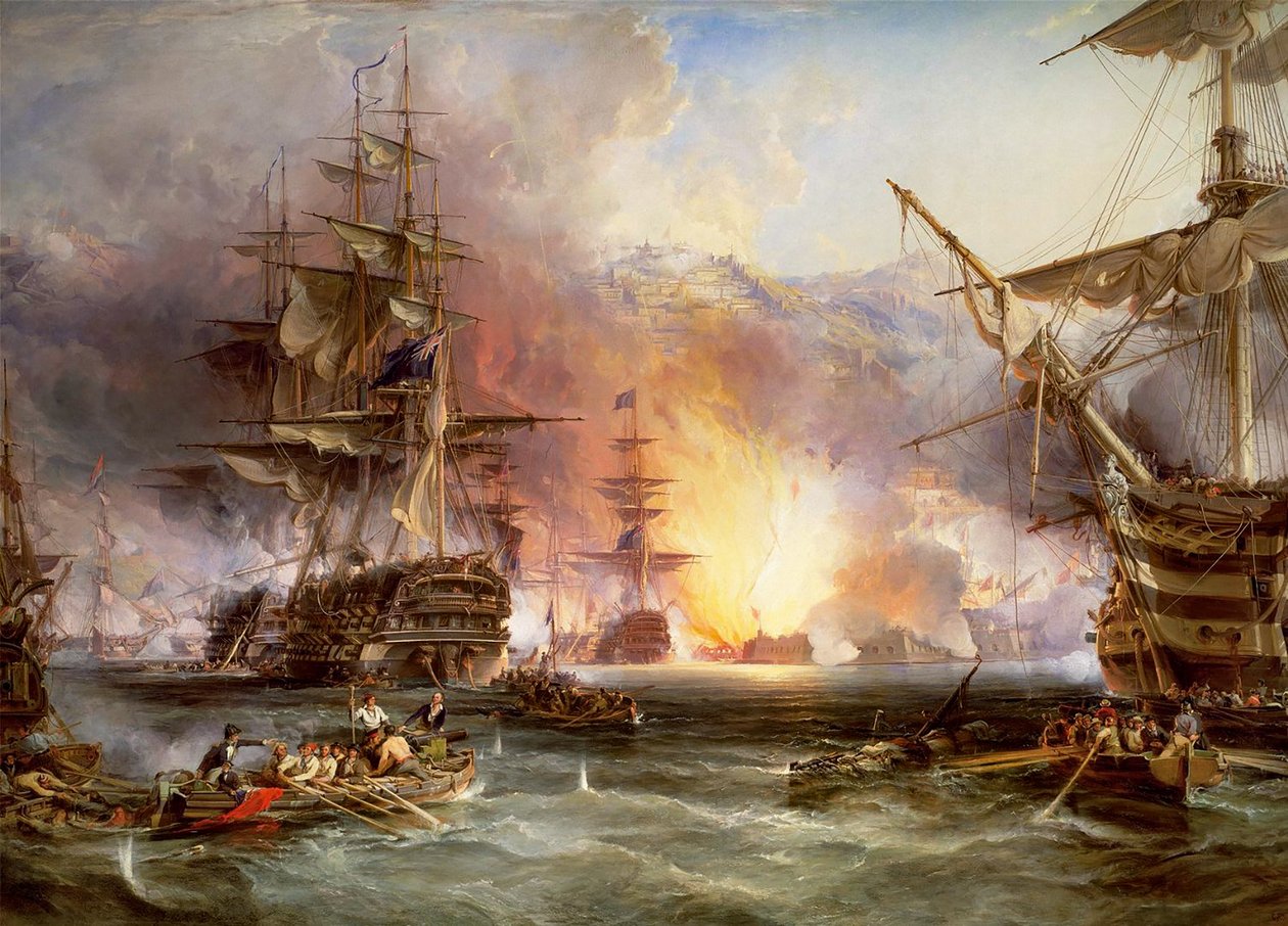 Bombardment of Algiers by George Chambers