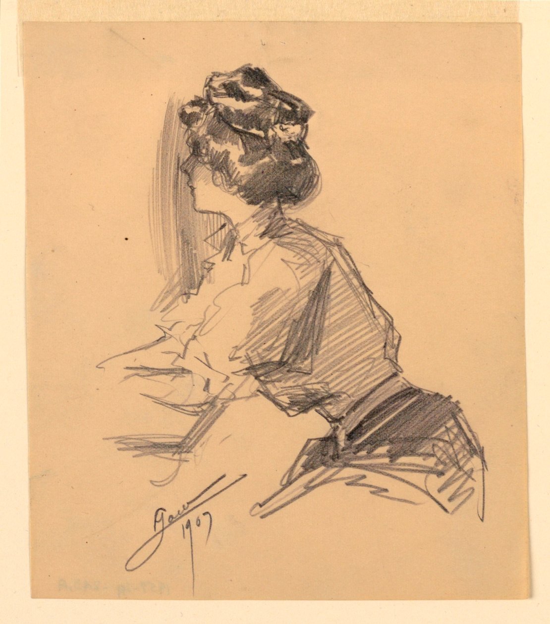 Seated Woman by George Charles Aid