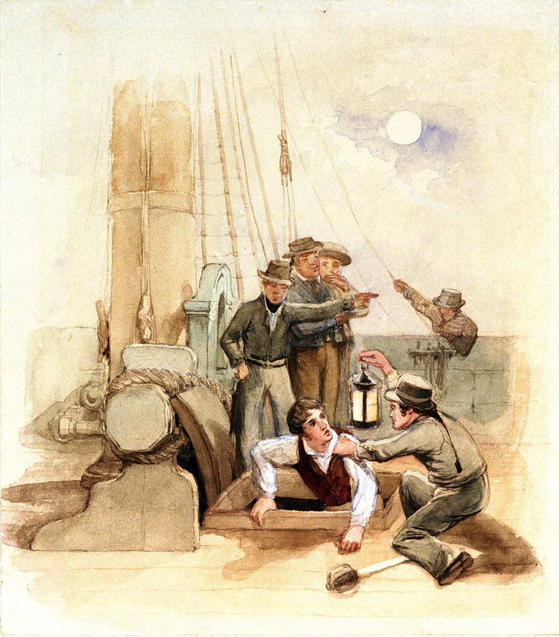 A Surprise by George Clarkson Stanfield