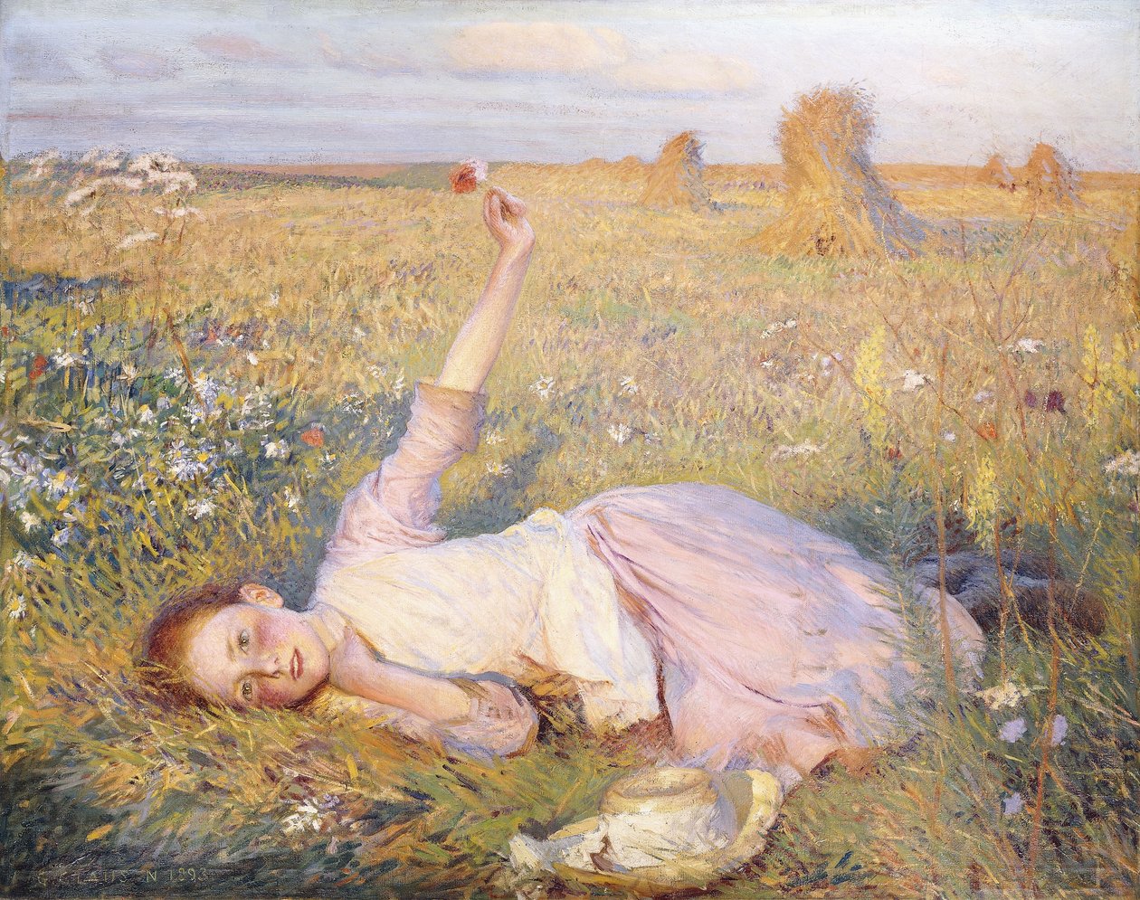 Evening Song by George Clausen