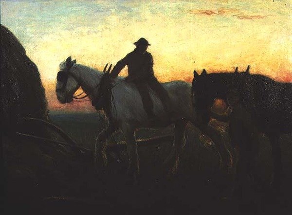Homewards by George Clausen