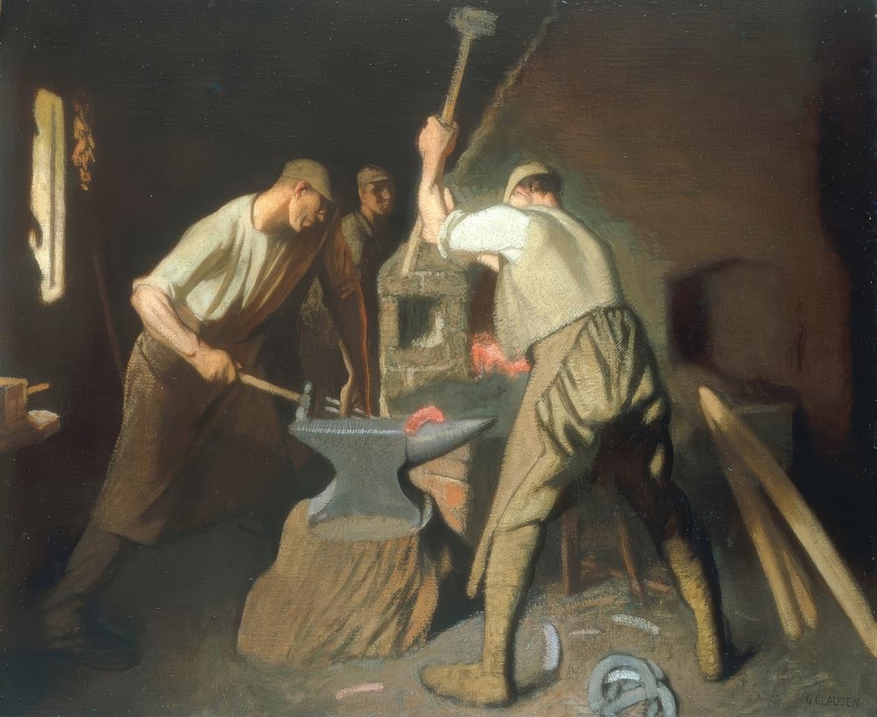 Our Blacksmith by George Clausen