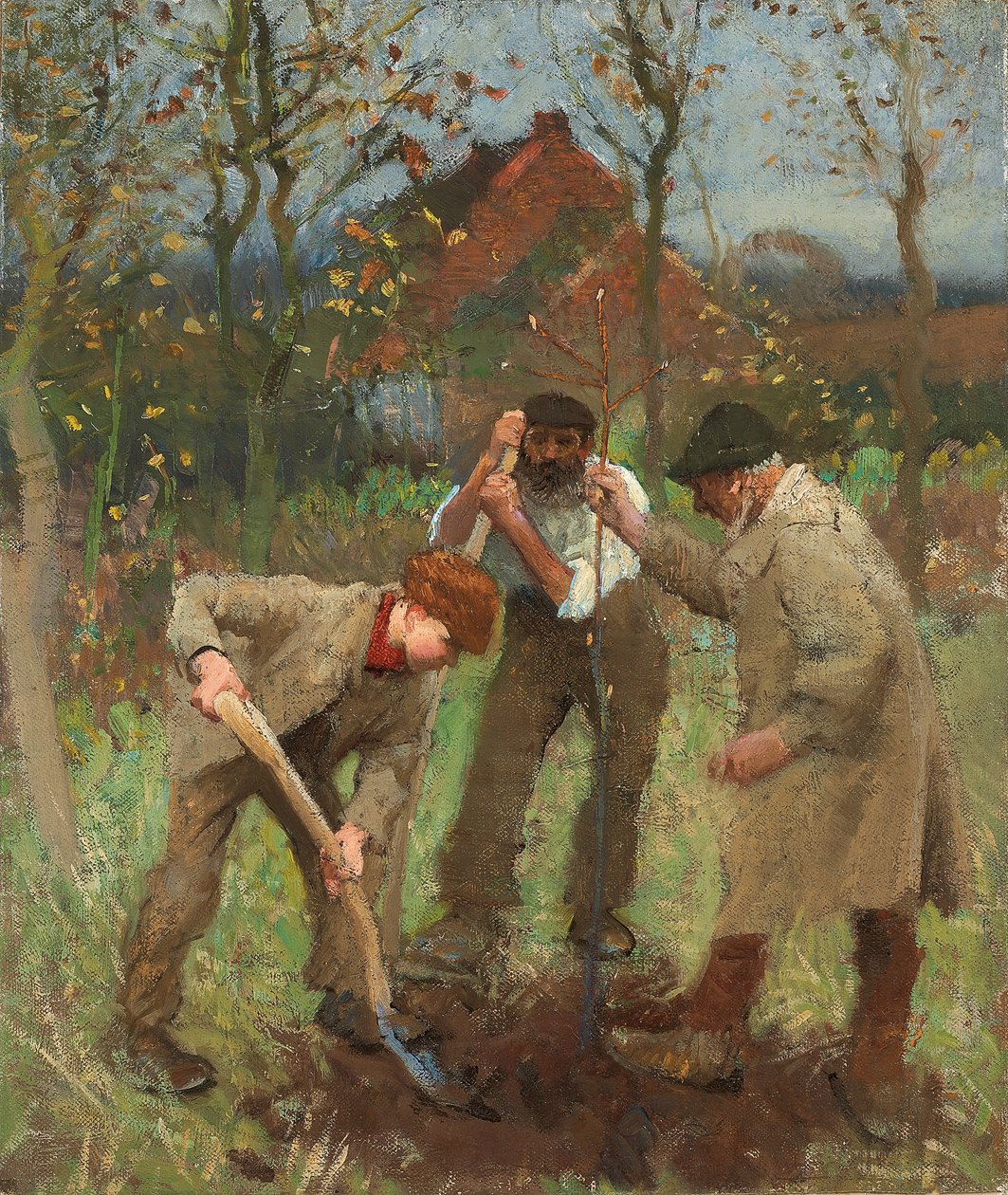 Planting a Tree by George Clausen