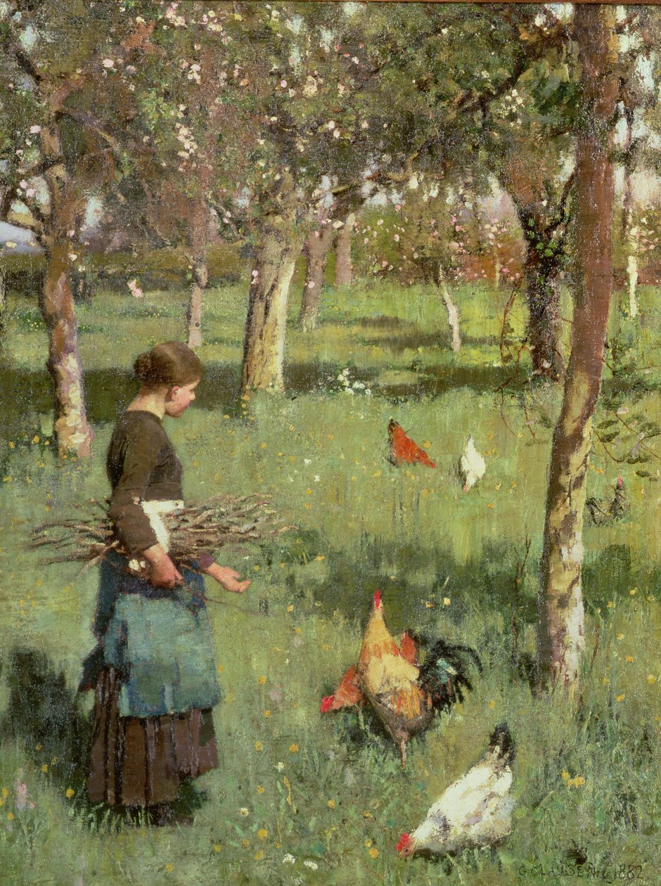 Springtime by George Clausen