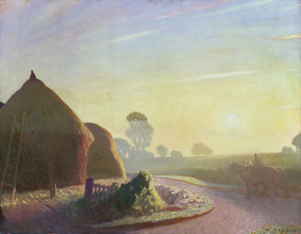 Sunrise in September by George Clausen