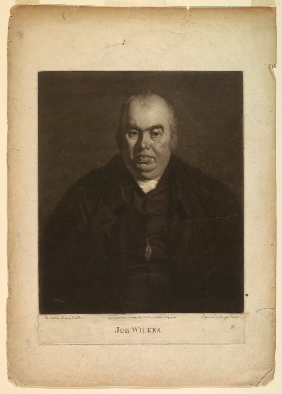 Portrait of Joe Wilkes by George Clint