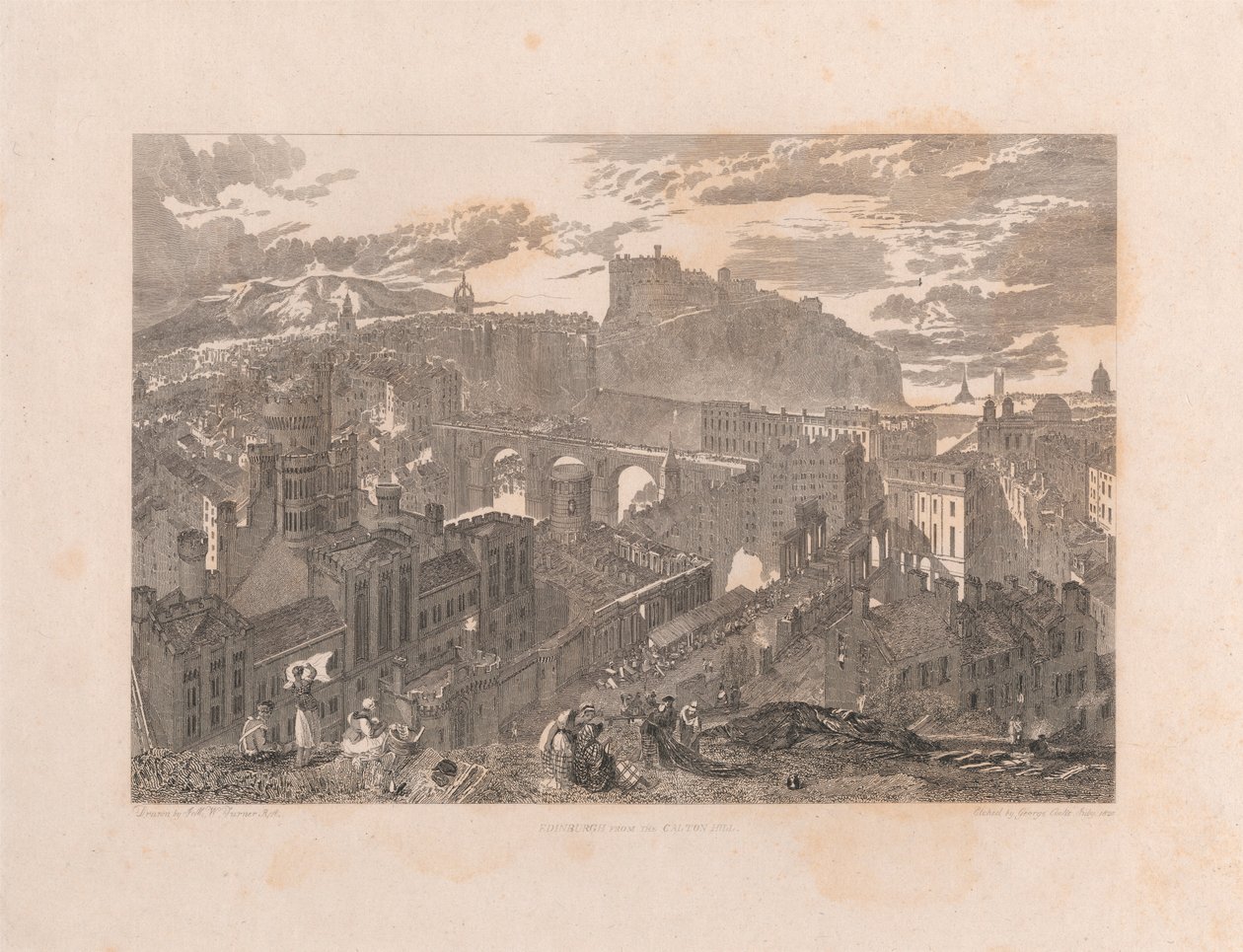 Edinburgh from the Calton Hill by George Cooke