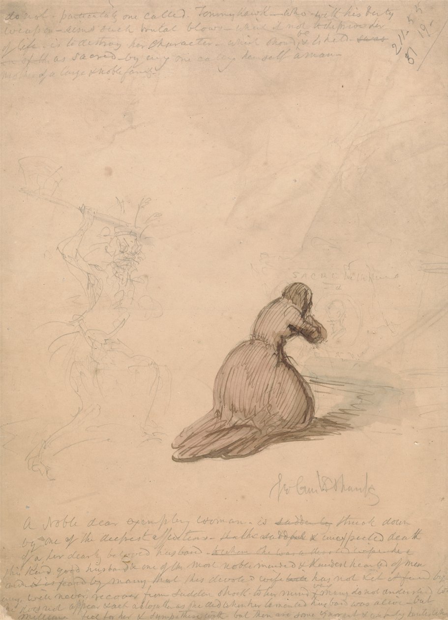 Devoted Wife by George Cruikshank