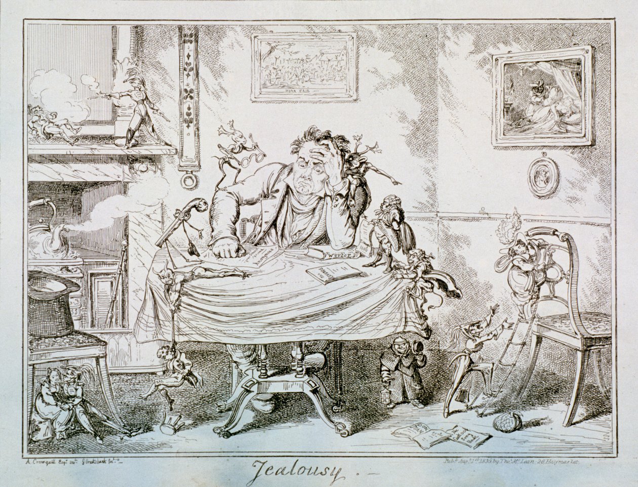 Jealousy by George Cruikshank