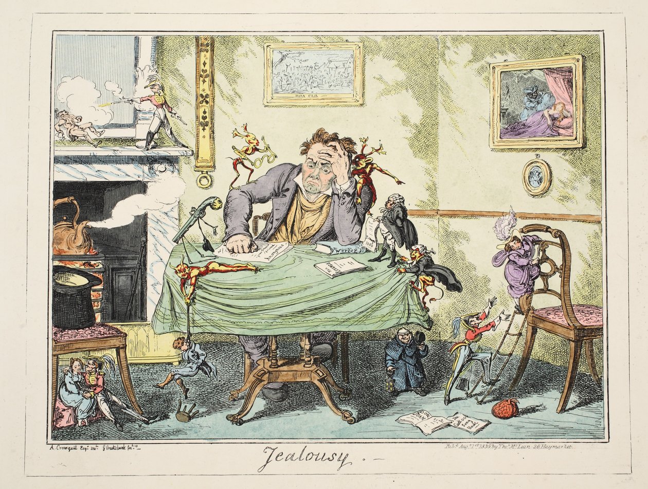 Jealousy by George Cruikshank