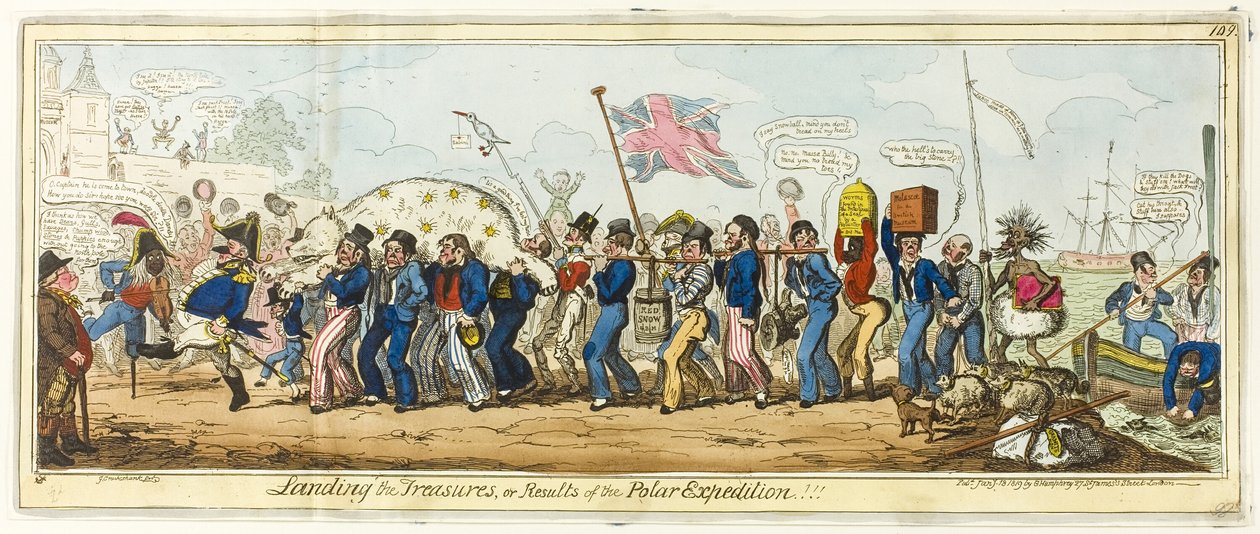 Landing the Treasures by George Cruikshank