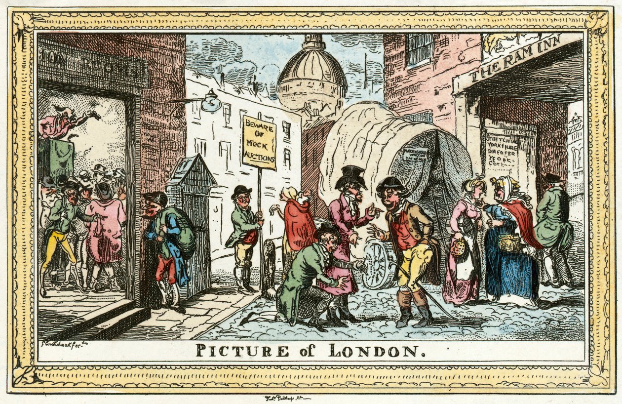Picture of London by George Cruikshank