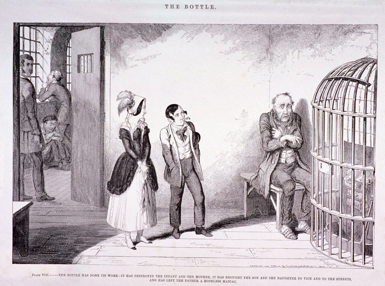 The Bottle by George Cruikshank