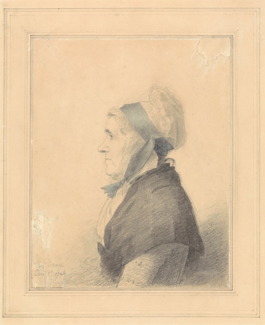 Portrait of an Elderly Lady by George Dance