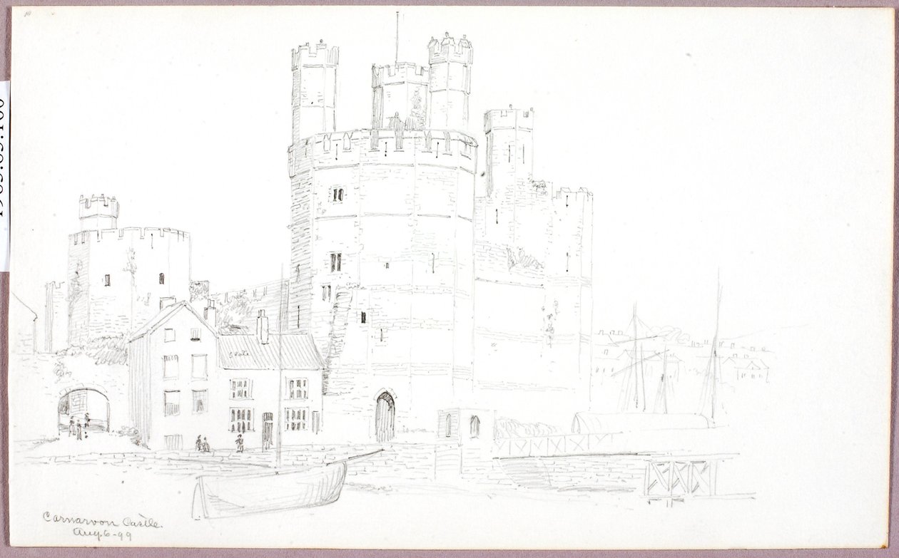 Caernarvon Castle by George Elbert Burr
