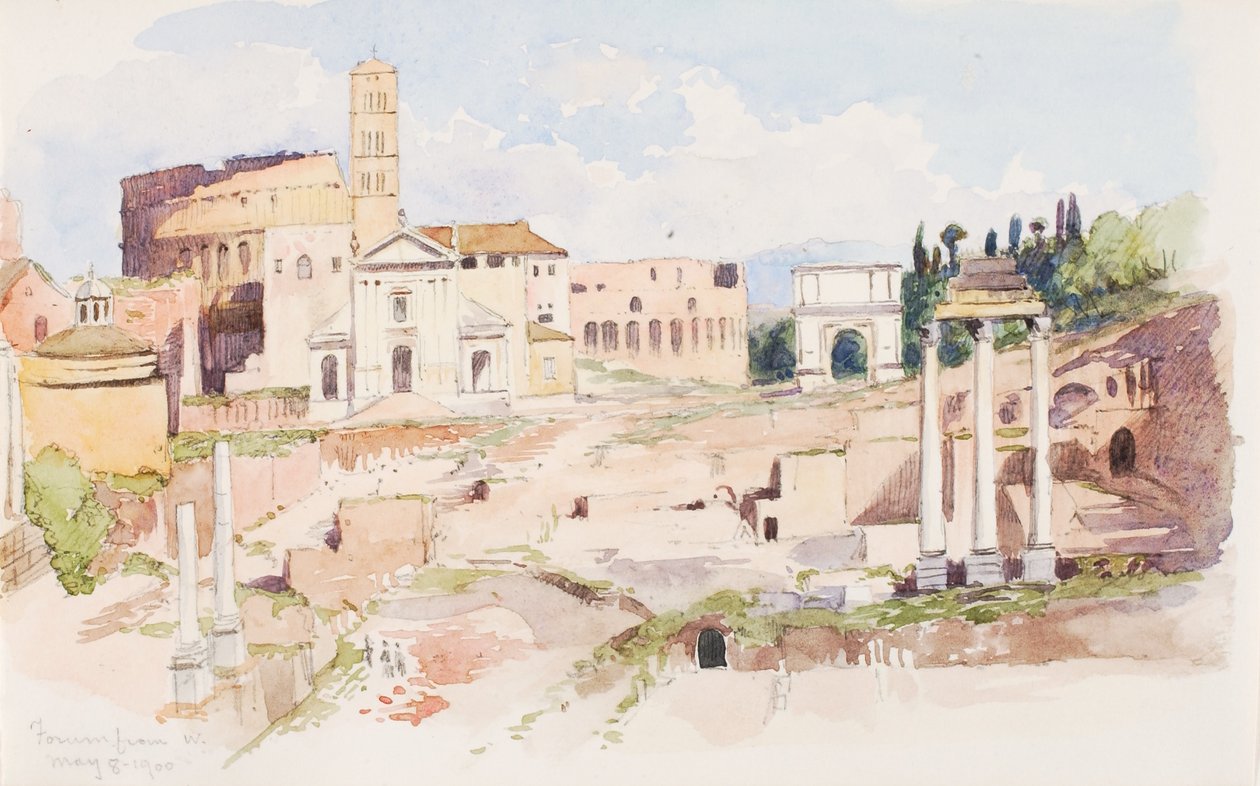 Forum from West by George Elbert Burr