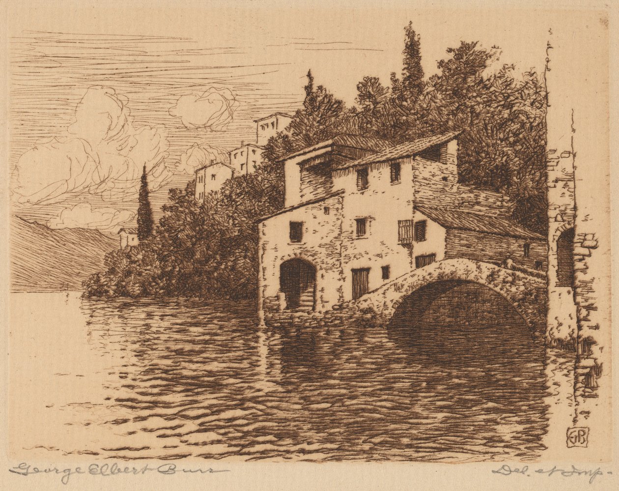 On Lake Como by George Elbert Burr