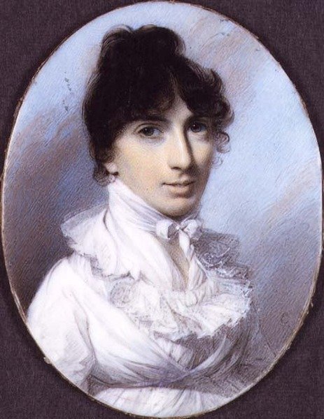 Miniature of Miss Anne Seton by George Engleheart